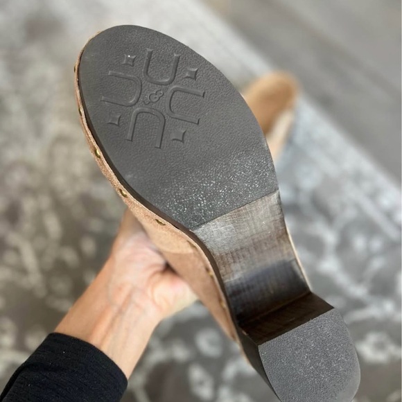 UGG Women's Beige Suede Mules - Picture 4 of 7